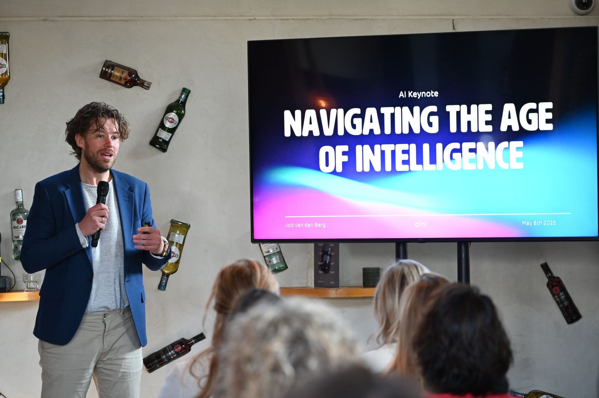Job van den Berg tijdens keynotes en workshops