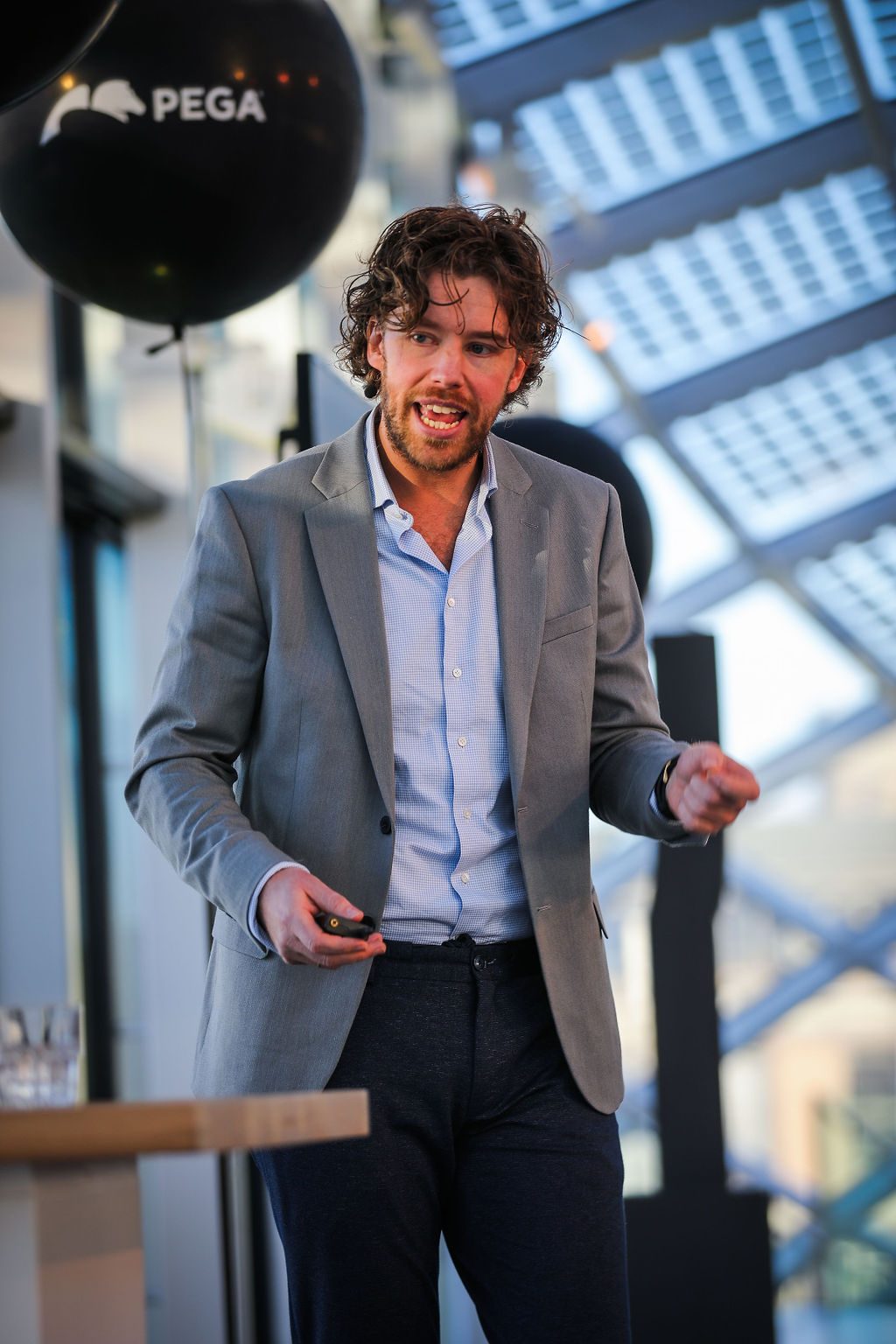 Job van den Berg tijdens keynotes en workshops