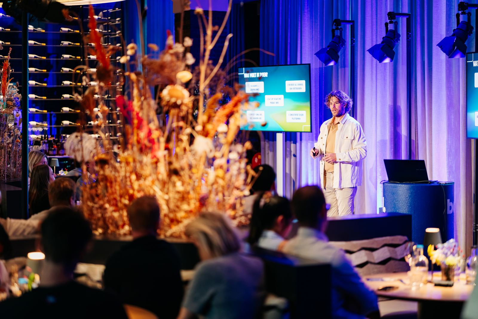Job van den Berg tijdens keynotes en workshops