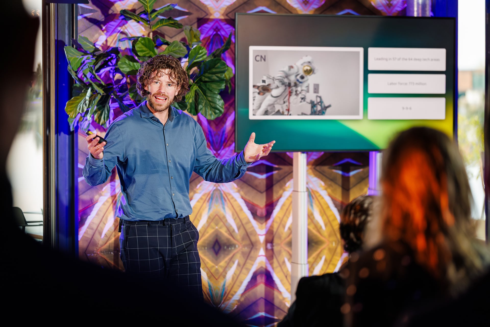 Job van den Berg tijdens keynotes en workshops