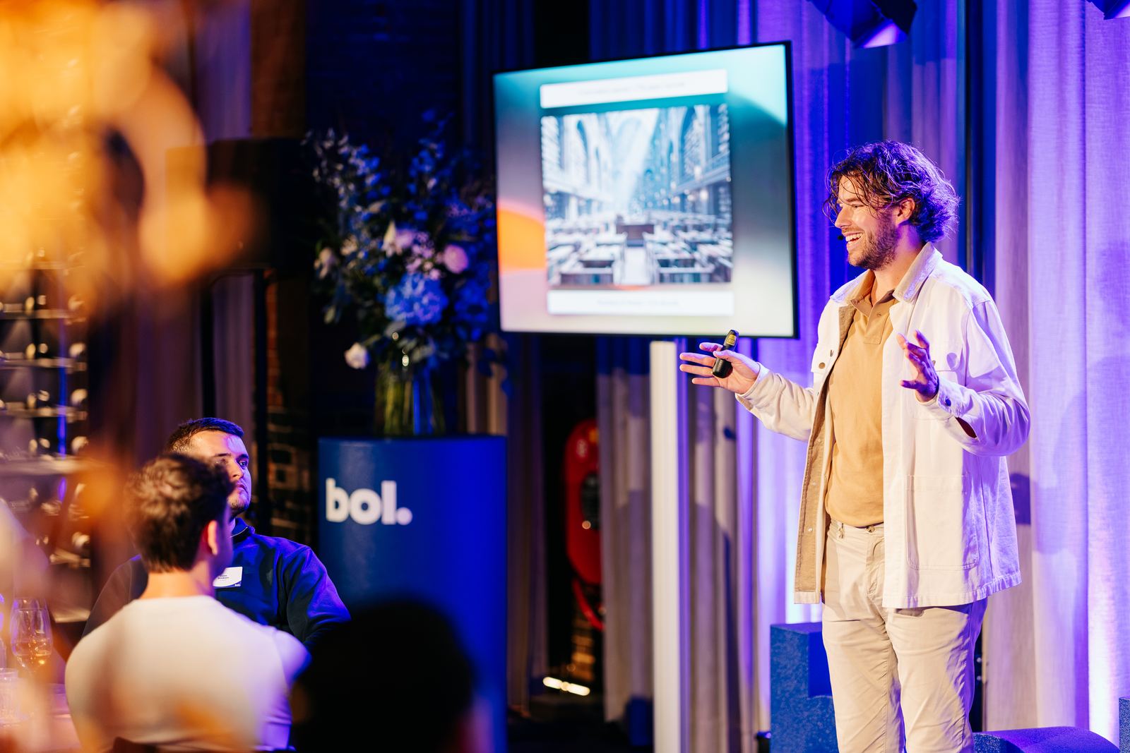 Job van den Berg tijdens keynotes en workshops