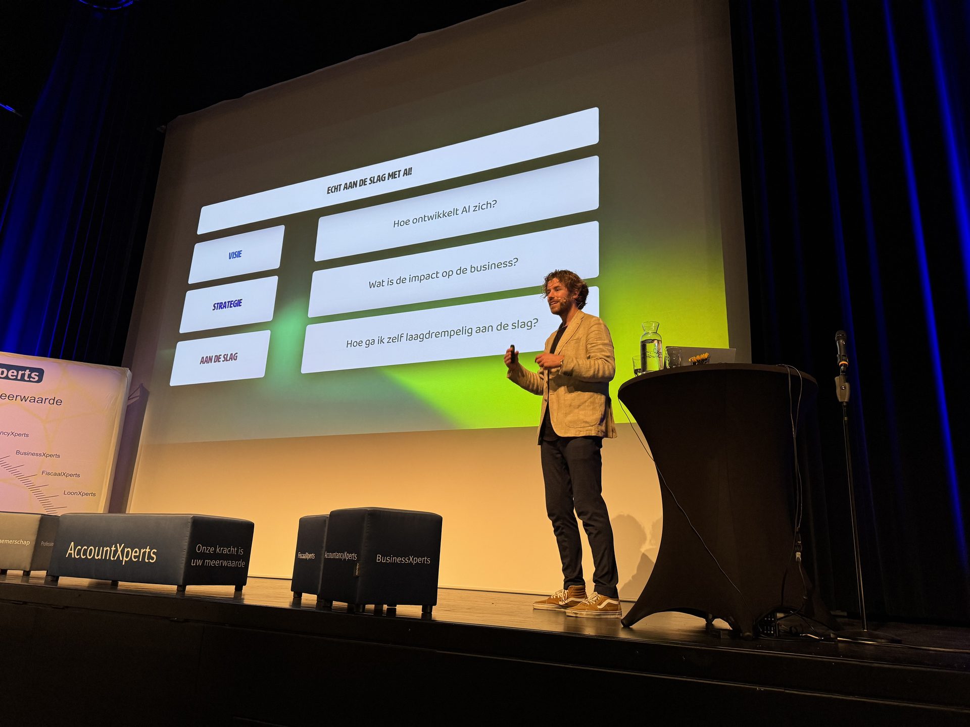 Job van den Berg tijdens keynotes en workshops